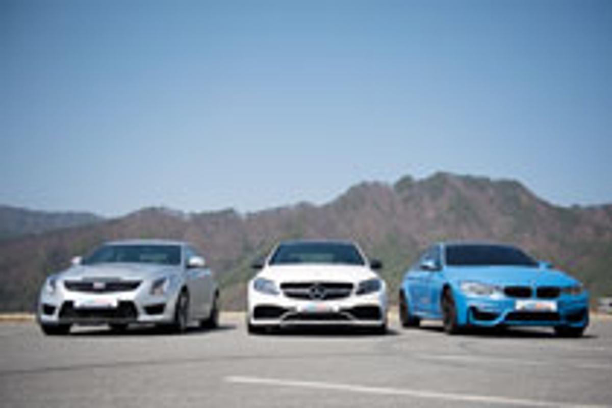 [시승기] ATS-V vs C63 AMG vs M3